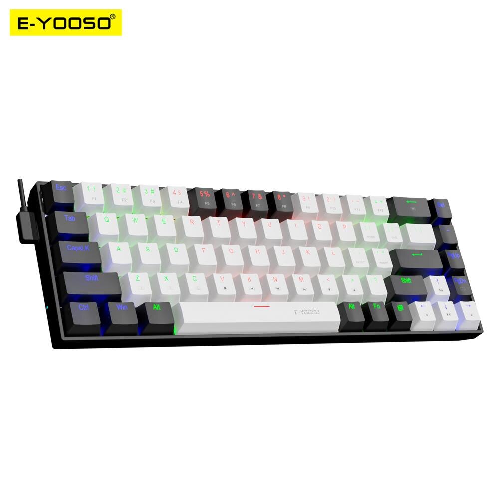 Gaming Keyboard E Yooso - E-YOOSO Z686 USB Mini ramping Mekanikal