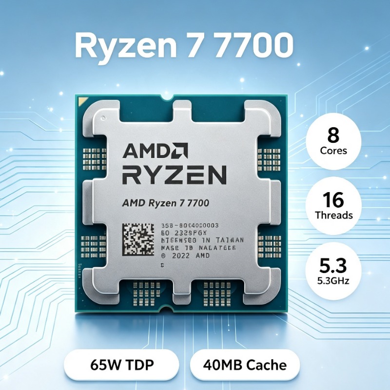 Amd Cpu Ryzen 7 - CPU Desktop Gaming Slot AM5 AMD