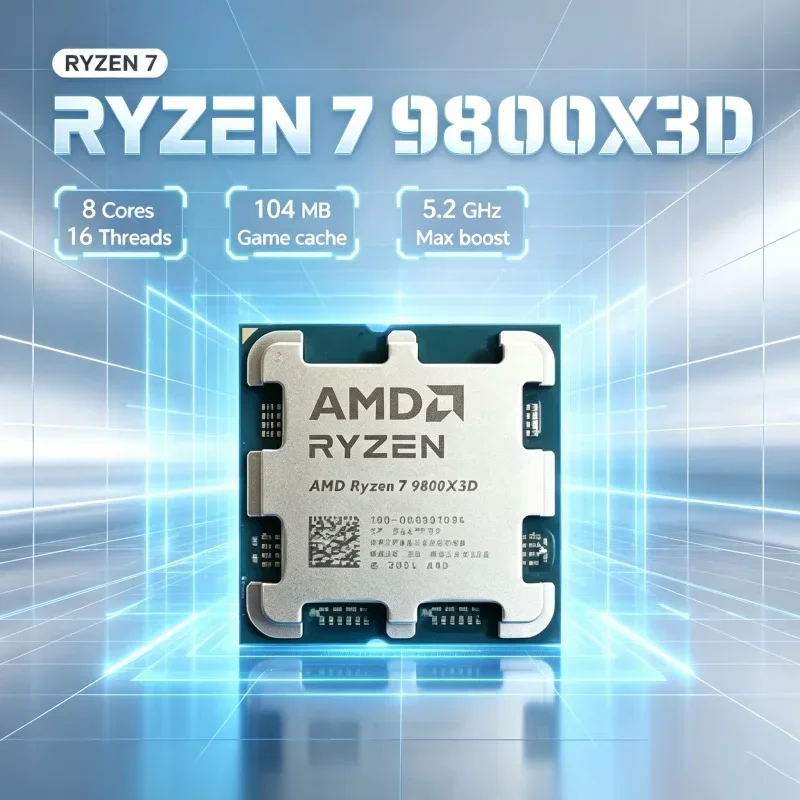 Amd Cpu Ryzen 7 - CPU Gaming AMD Ryzen 7 9800X3D