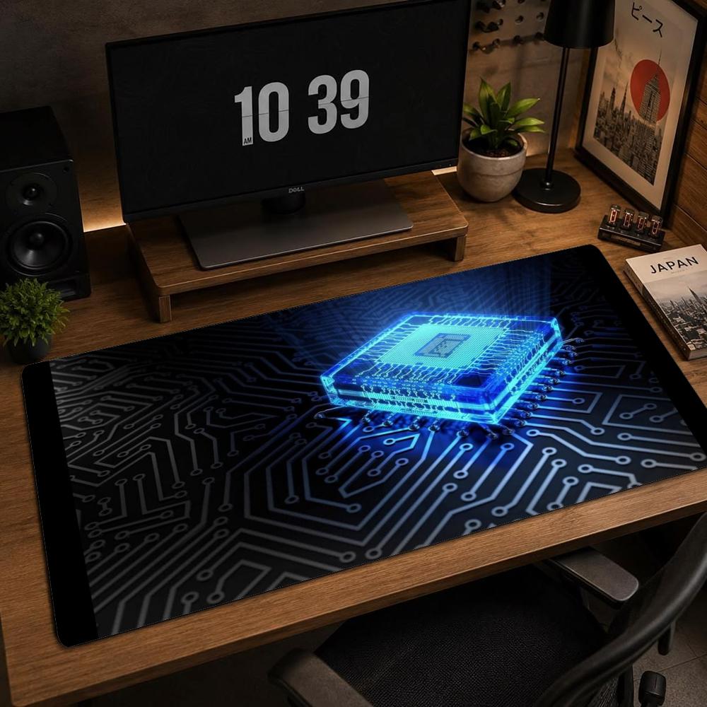 Gaming Keyboard Blue - Alas Mouse Gaming Besar Warna Biru