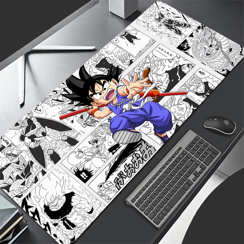 Gaming Keyboard En Mouse - Mousepad Komputer Baru Goku Mouse Pad