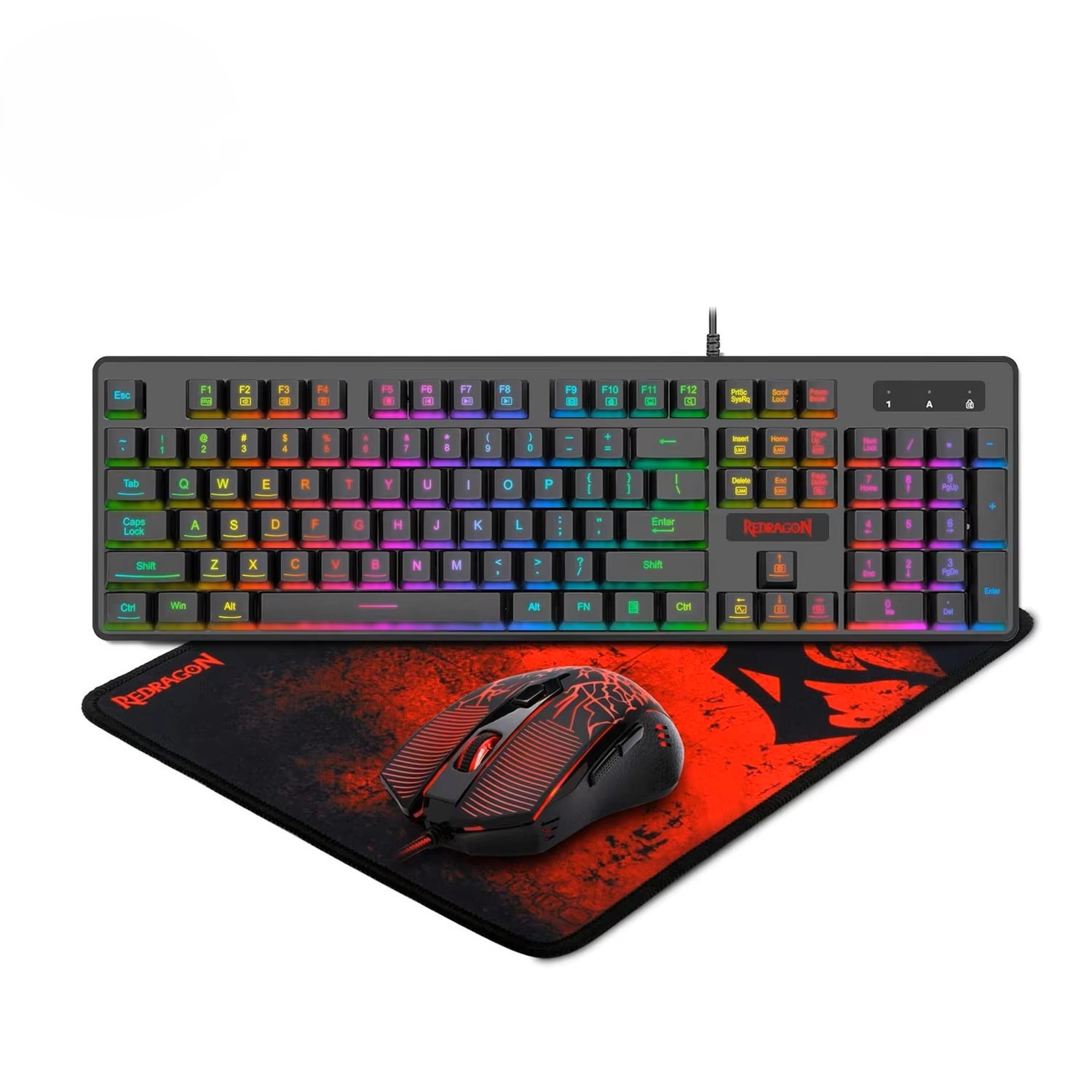 Gaming Keyboard Ergonomic - Redragon S107 RGB Gaming Keyboard &