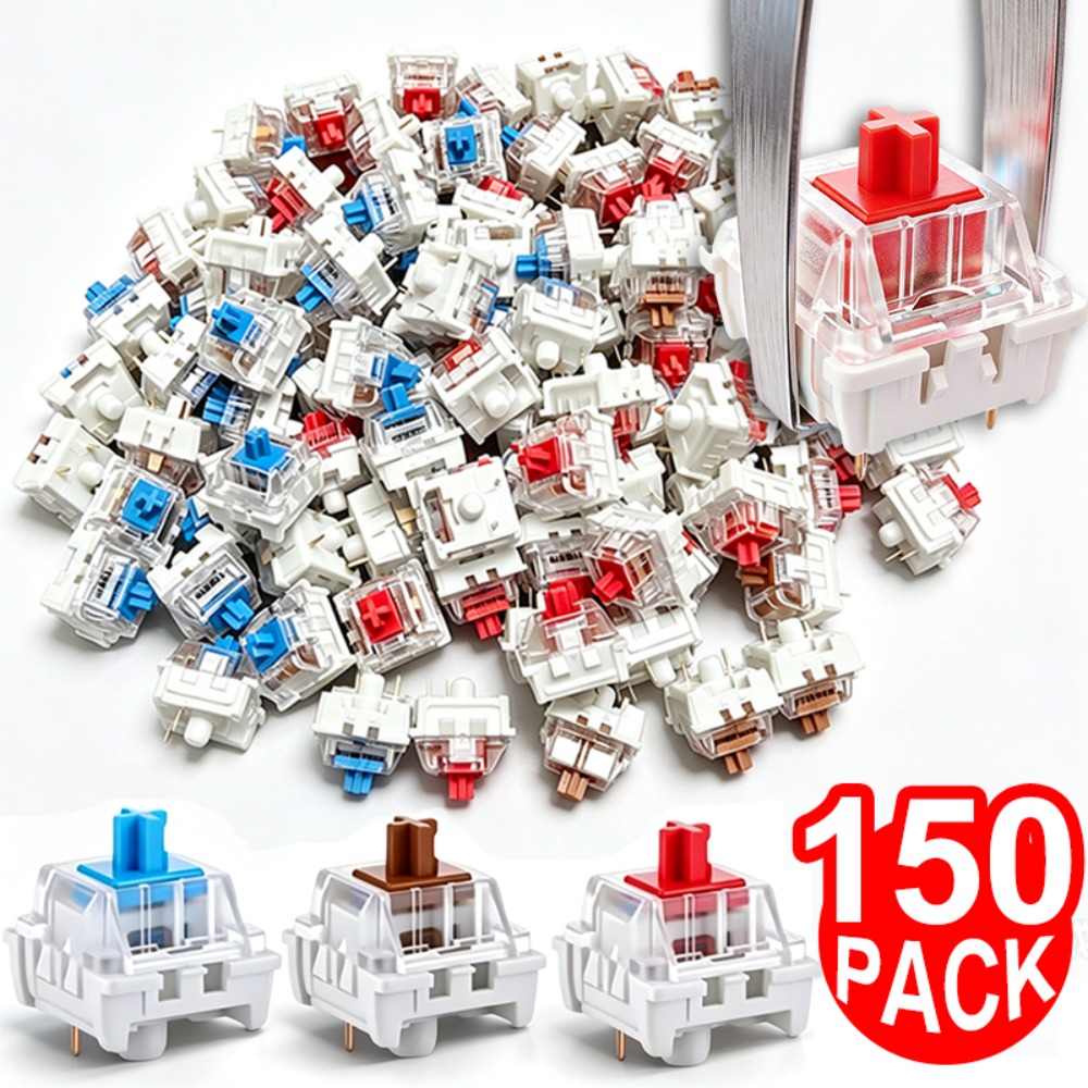 1-150 Buah 3 Pin DIY Sakelar K - Gaming Keyboard Blue ulasan dan harga
