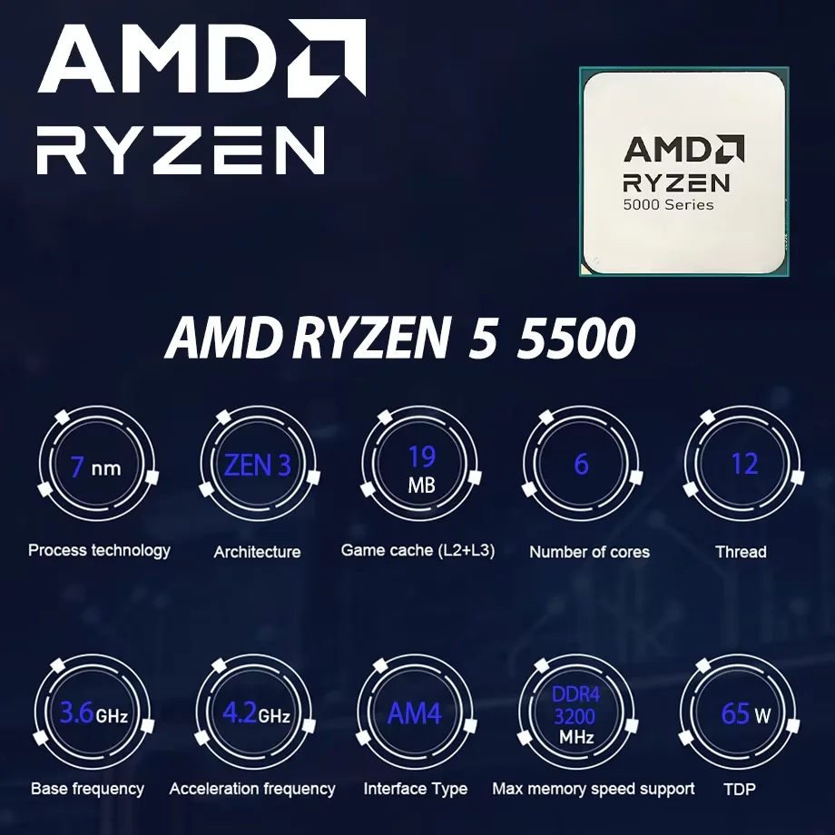 R5 5500 AMD Ryzen 5 5500 Prose - Amd Cpu Ryzen 5 ulasan dan harga