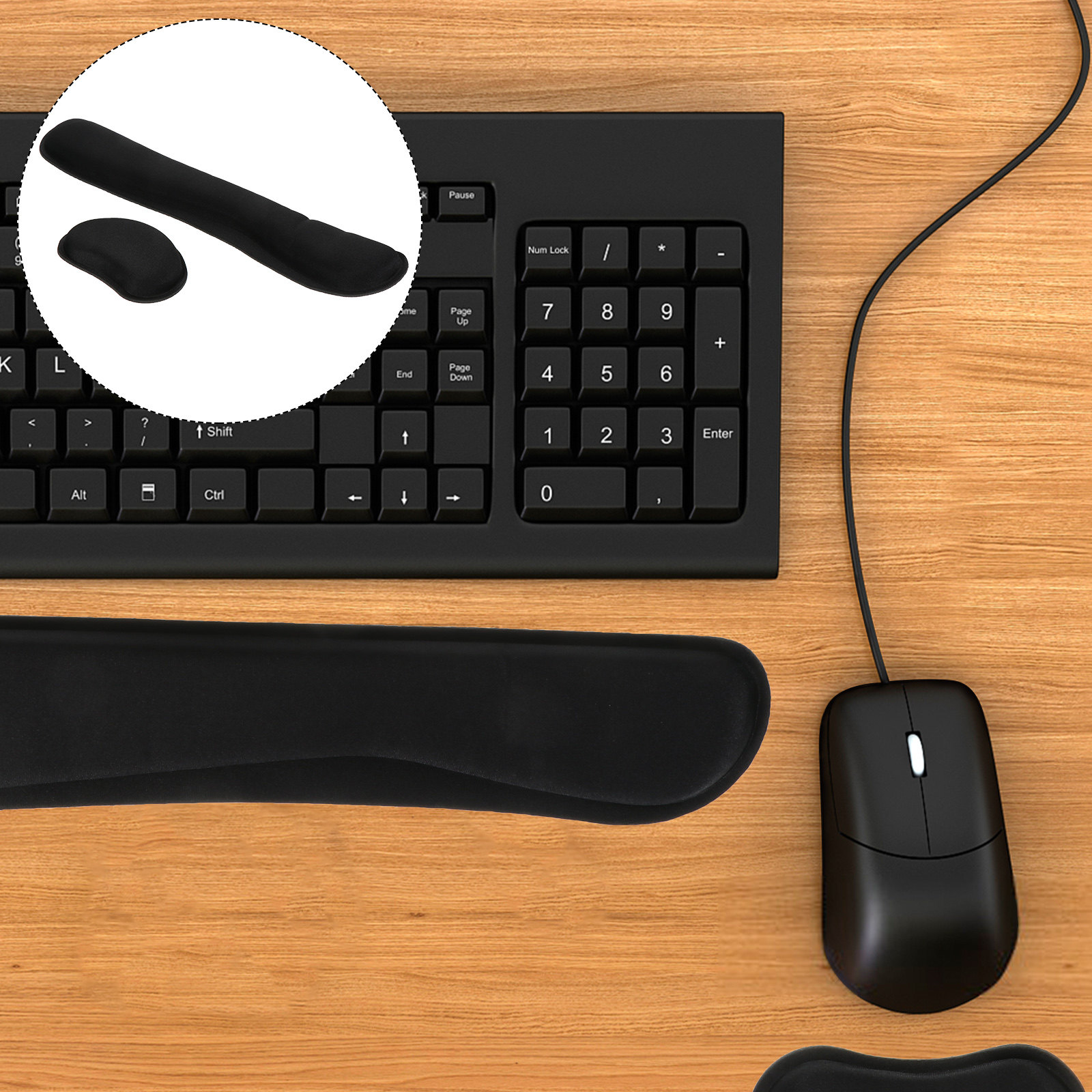 1Set Bantalan Penyangga Pergel - Gaming Keyboard Ergonomic ulasan dan harga