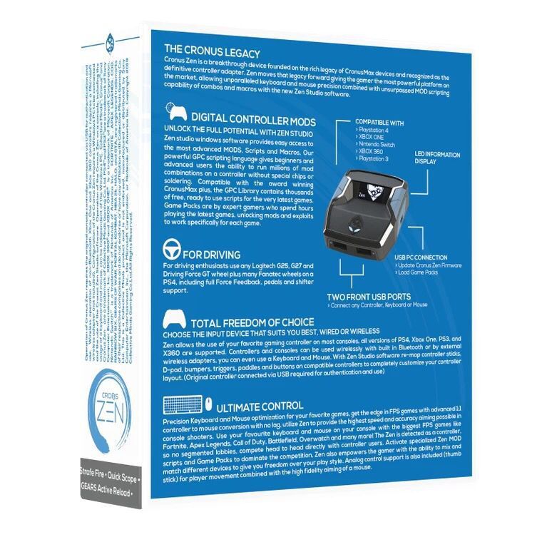 Konverter Mouse Keyboard Cronu - Gaming Keyboard And Mouse For Xbox ulasan dan harga