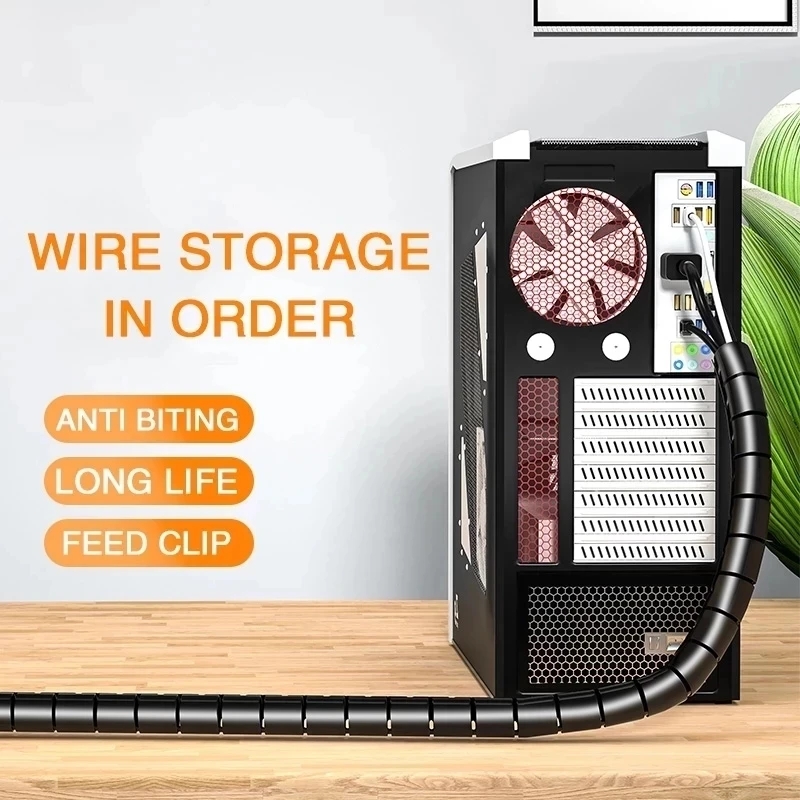 Klip Organizer kabel Spiral fl - Coiled Usb Cable ulasan dan harga