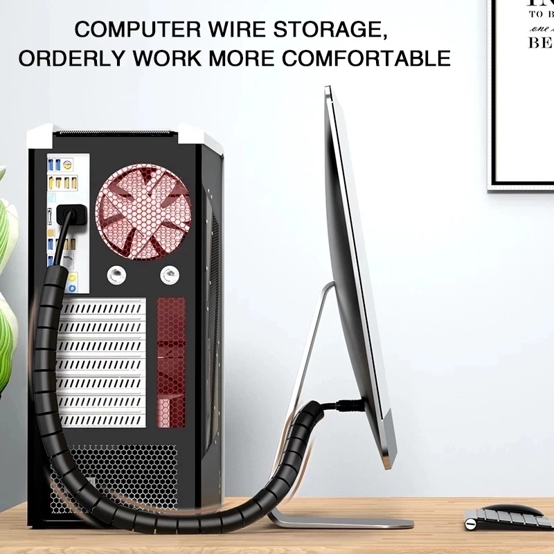 Klip Organizer kabel Spiral fl - Coiled Usb Cable ulasan dan harga