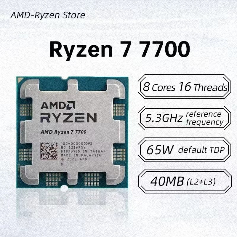CPU Desktop Gaming Slot AM5 AM - Amd Cpu Ryzen 7 ulasan dan harga