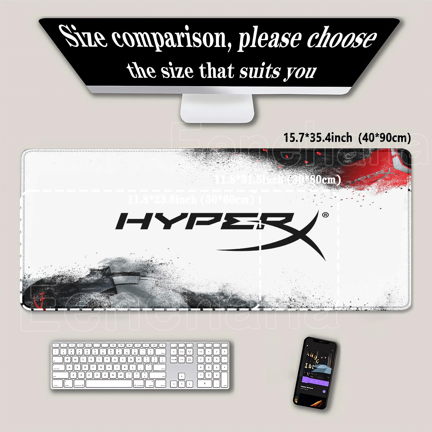 H-HyperX Mouse Pad Laptop Cool - Gaming Keyboard Hyperx ulasan dan harga