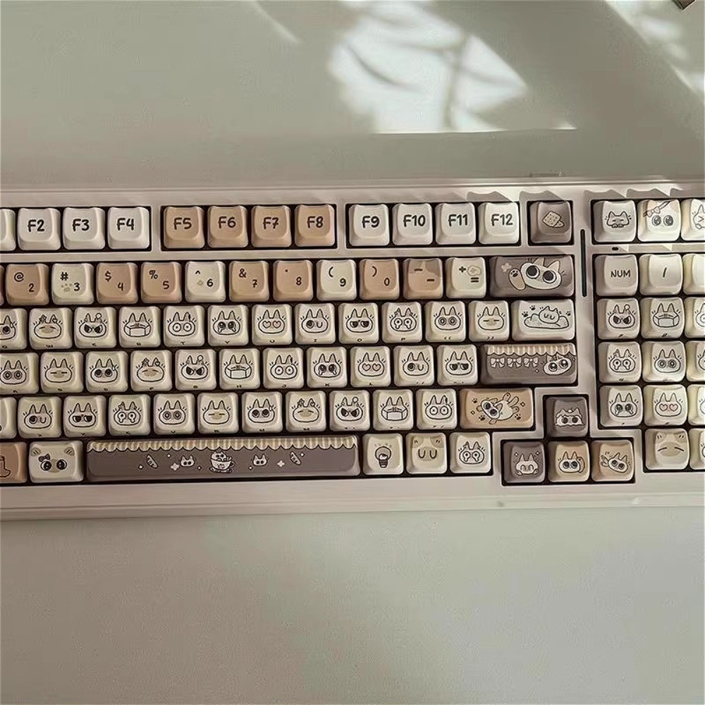 Keycap Kucing Lucu Profil MAO  - Gaming Keyboard Tkl ulasan dan harga