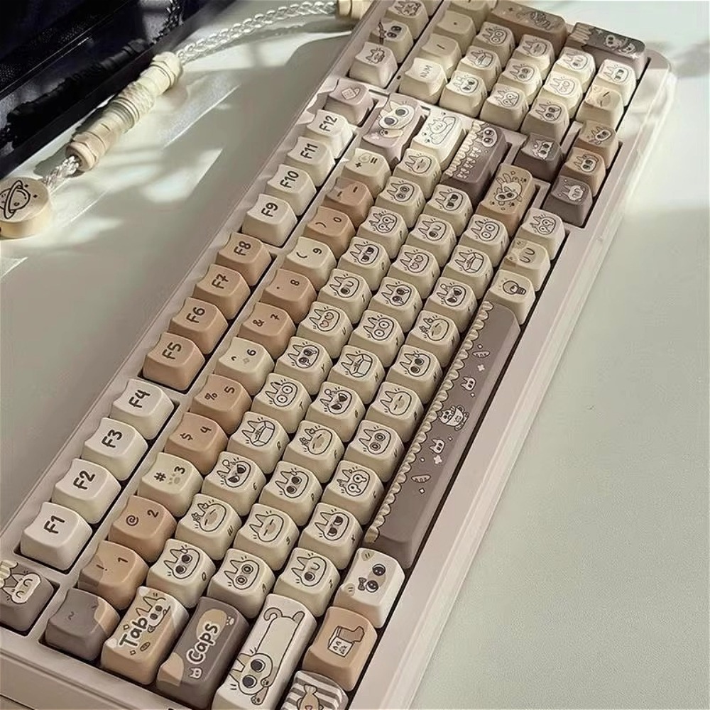 Keycap Kucing Lucu Profil MAO  - Gaming Keyboard Tkl ulasan dan harga
