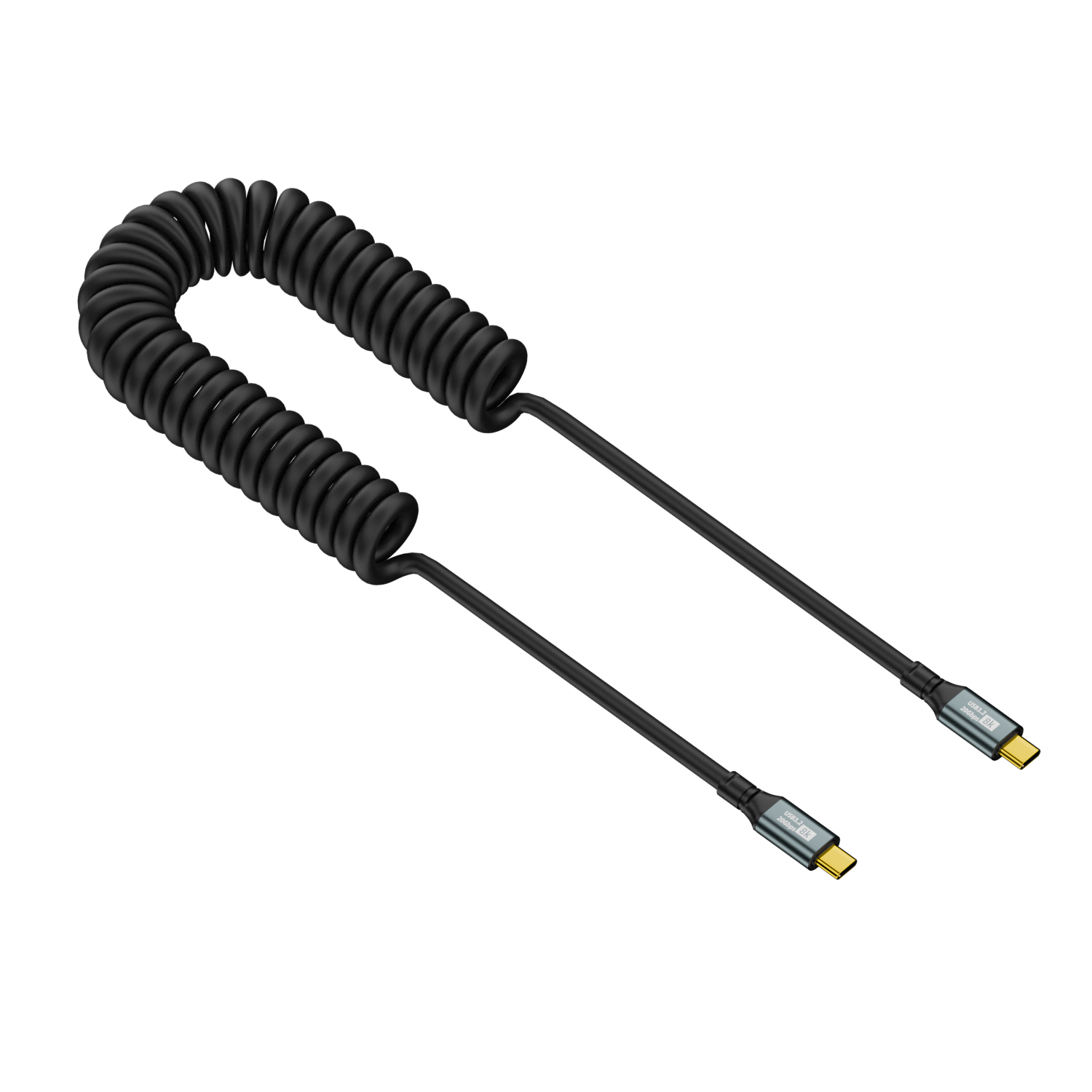 Kabel Charger Pengisian Cepat  - Coiled Usb Cable ulasan dan harga
