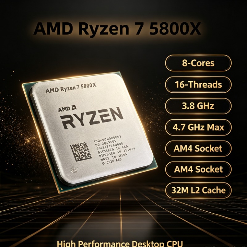 AMD Ryzen 7 5800X R7 5800X CPU - Amd Cpu Ryzen 7 ulasan dan harga