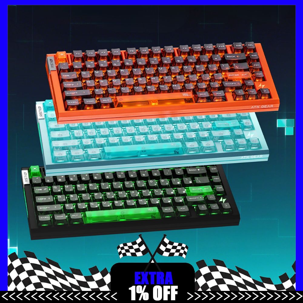 ATK RS7 Air Cyber Magnetic Swi - Gaming Keyboard Hall Effect Switches ulasan dan harga