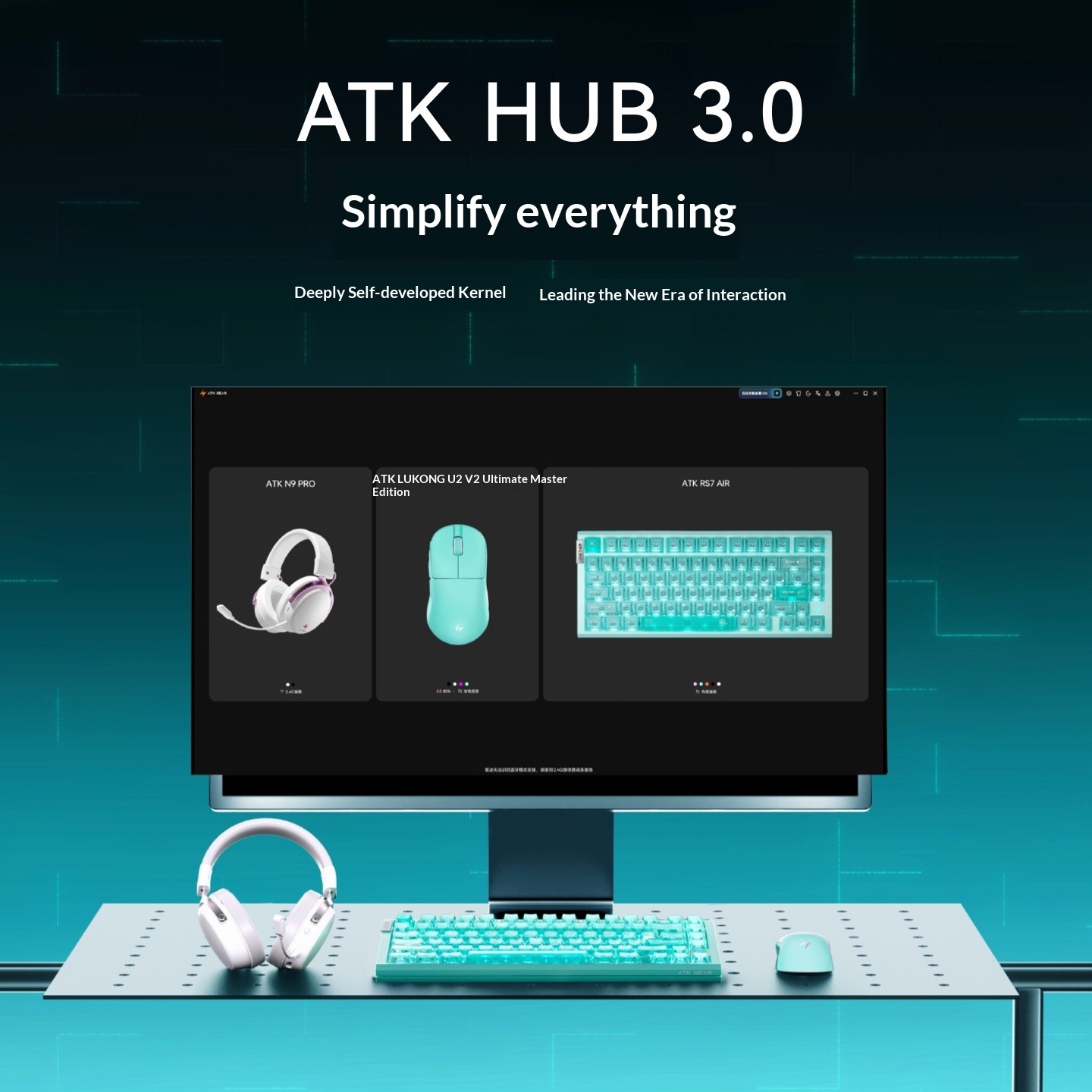 ATK RS7 Air Cyber Magnetic Swi - Gaming Keyboard Hall Effect Switches ulasan dan harga