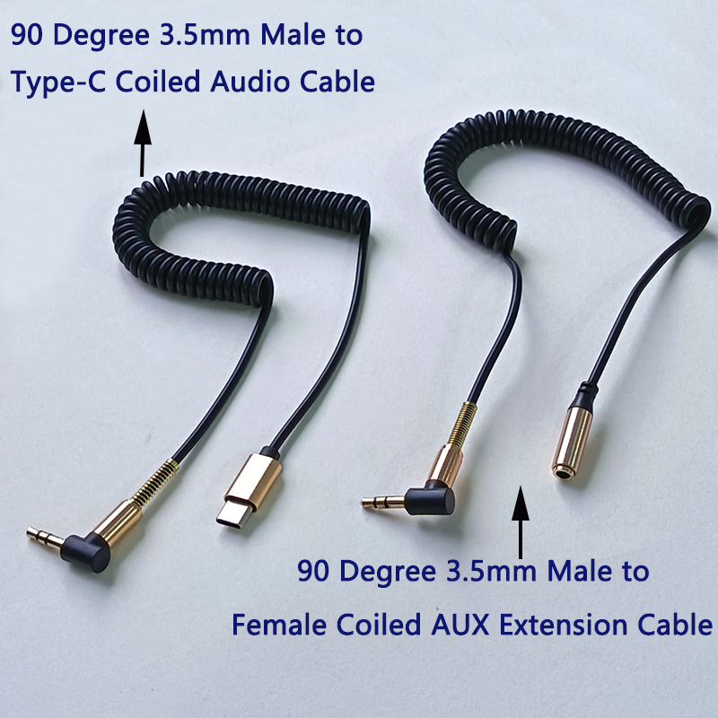 1 Buah Kabel Audio Jack Meling - Coiled Usb Cable ulasan dan harga