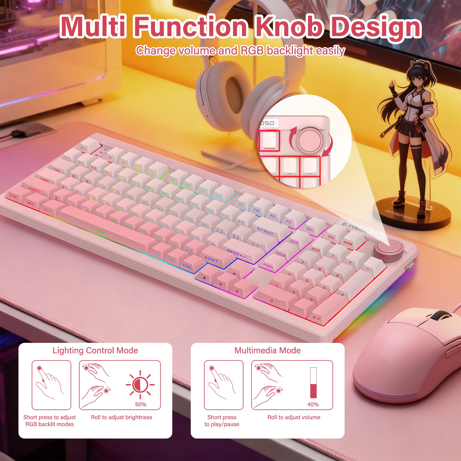 E-YOOSO Keyboard Mekanik Gamin - Gaming Keyboard E Yooso ulasan dan harga