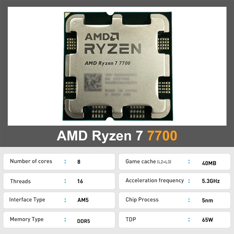 Prosesor AMD Ryzen 7 7700 Unlo - Amd Cpu Ryzen 7 ulasan dan harga
