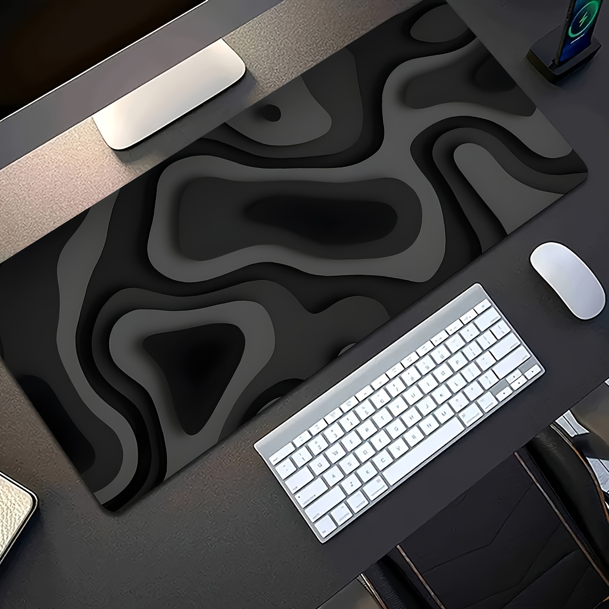 Alas Mouse Besar Desain Swirl  - Gaming Keyboard Brand ulasan dan harga