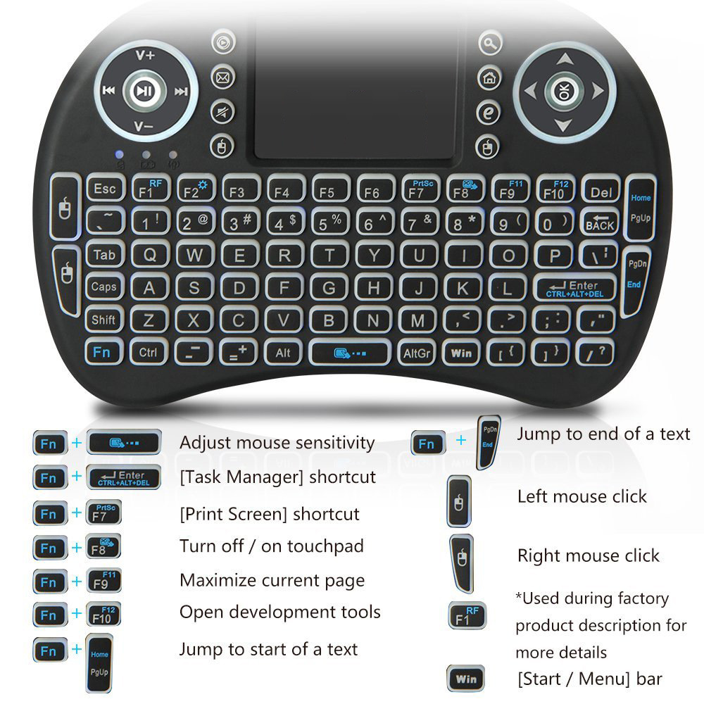 Keyboard nirkabel Mini lampu l - Gaming Keyboard Mobile ulasan dan harga