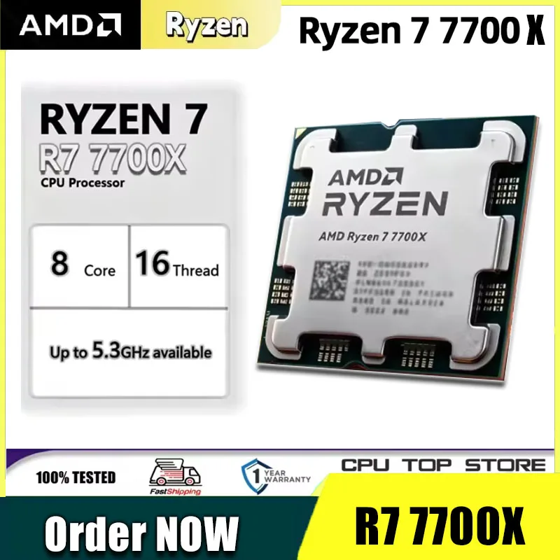 AMD Ryzen 7 7700 8-Core 16-Thr - Amd Cpu Ryzen 7 ulasan dan harga